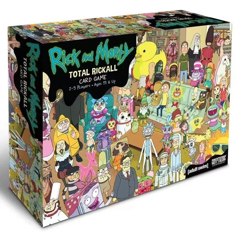 2024 Game poker Cooperative 2-5 Player Game pickle rick Desk Board Game Toy Family Party Ricks and Morties deck card pack