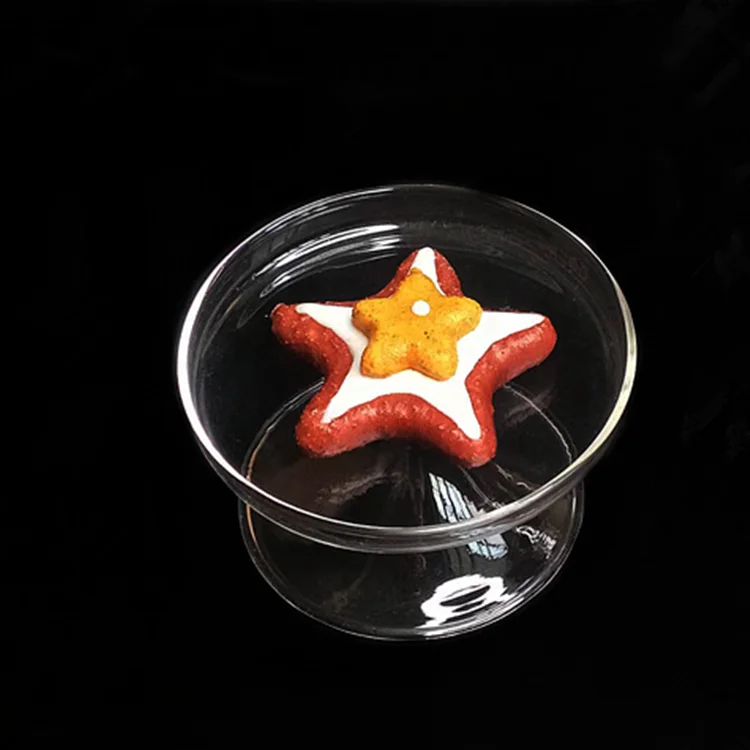 Elegant Clear Glass Cake Stand With Dome Cake Cover