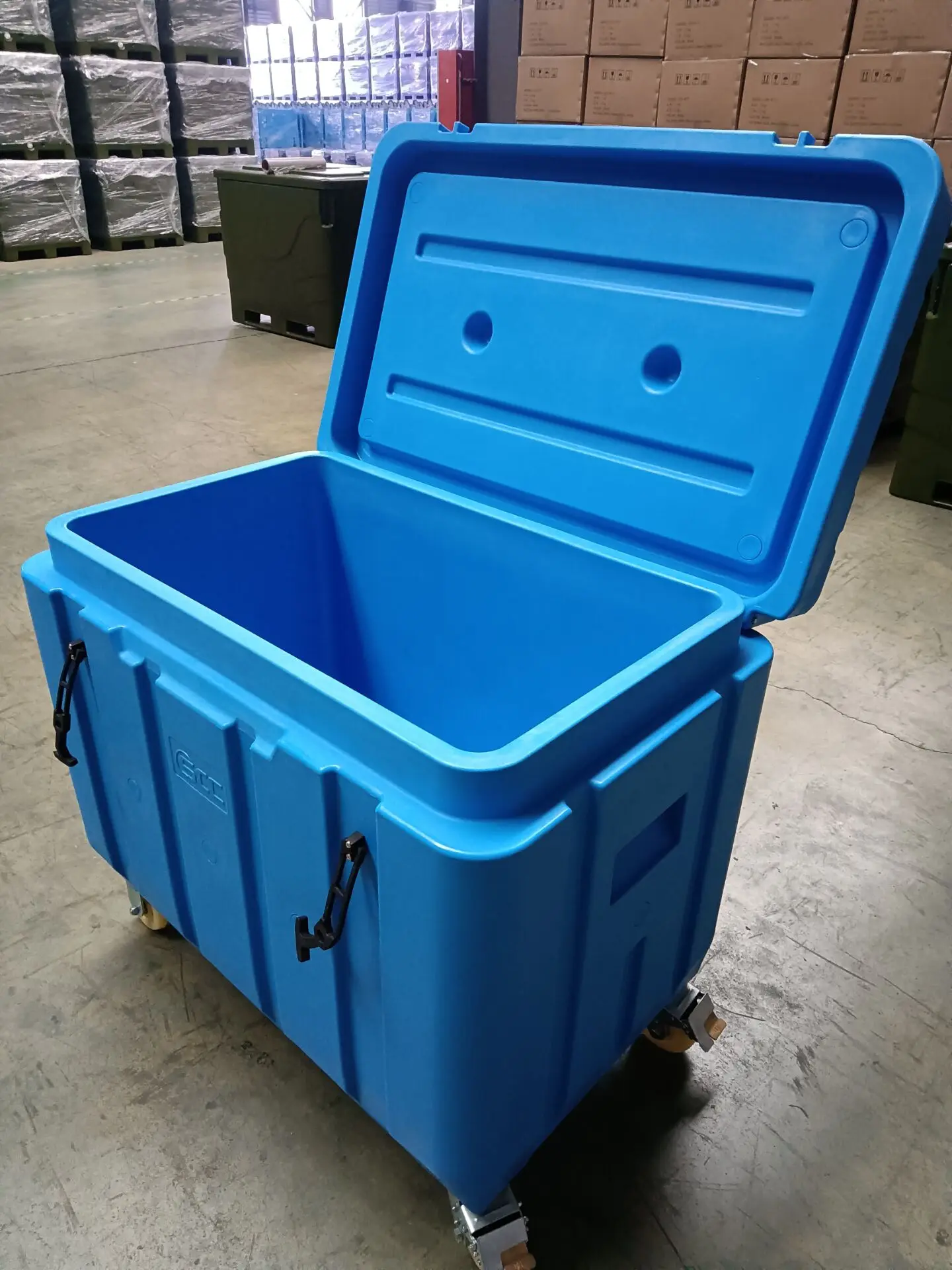 Professional Dry ice storage box CO2 dry ice box fish ice container/icecream container/dry ice box