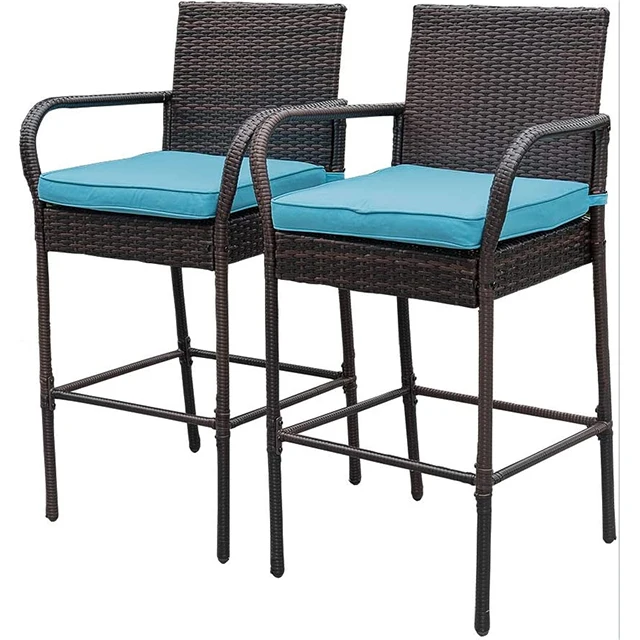 China Supplier Rattan Bar Chair Garden Rattan Furniture For Sale