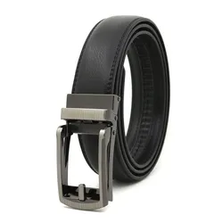 Automatic Buckle Two-Layer Cow Leather Belt Weightlifting Leather Belt Women genuine leather belts