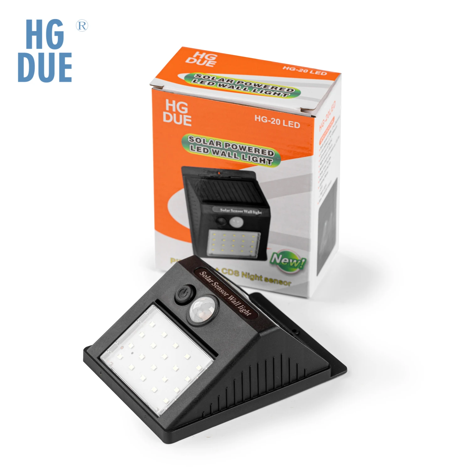 Настенный светильник на 20 светодиодов с солнечной батареей, современный уличный водонепроницаемый садовый светильник для дома