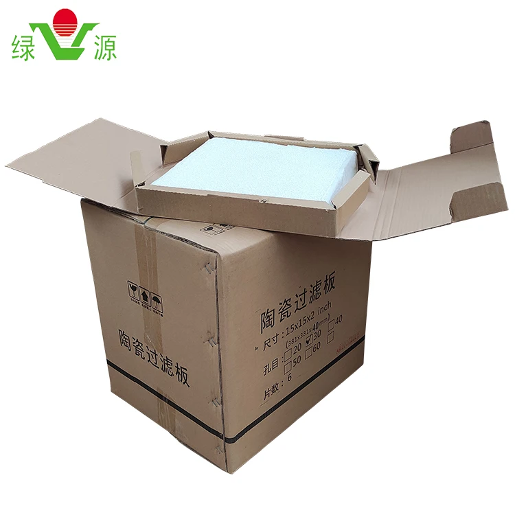 Factory Outlet Porous Sheet  Plate Ceramic Foam Filter For Aluminum Foundries