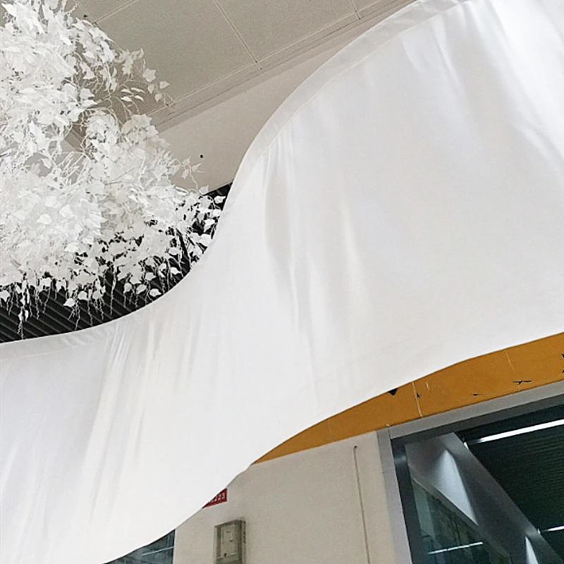 Custom Wedding Ceiling Drapes For Party Stage Decoration