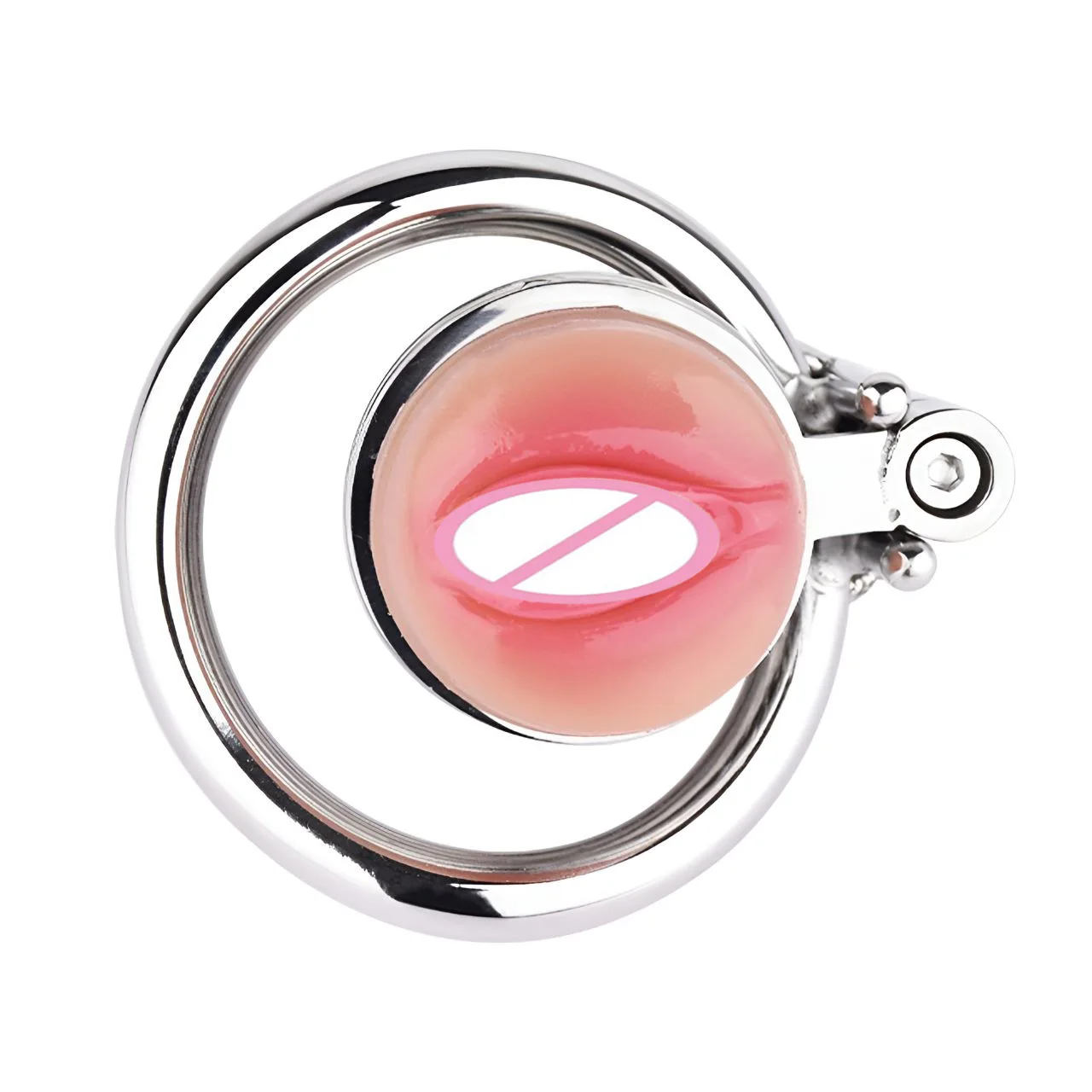 FRRK metal chastity cage penis lock male chastity device wearable vagina BDSM bondage restraint device sex toy for man