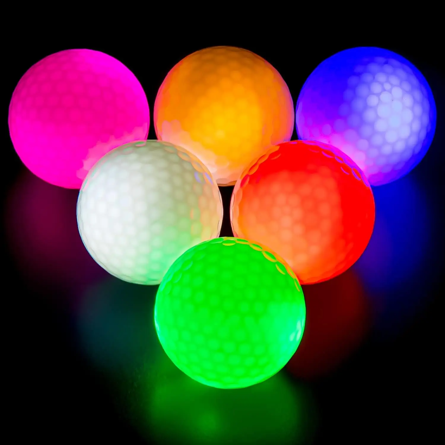 2 3 4 pieces golfball adults/kids range practice golf balls eco-friendly 360 degree printing balle de golf ball