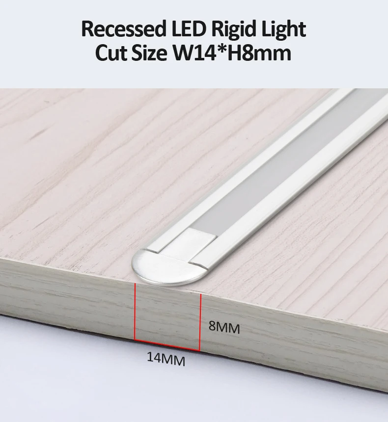 China Led Supplier Hot Sale Glass display showcase led light 30cm usb power strip usb led bar light