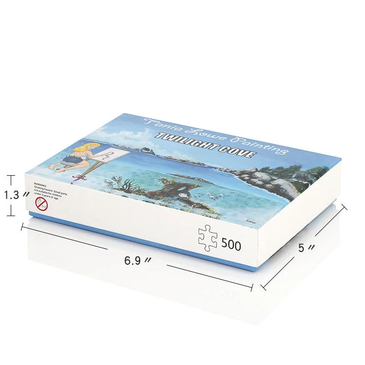 Custom 500pcs Cartoon Paper Jigsaw Puzzle Collection Educational Toy for Adults and Children for Enthusiasts