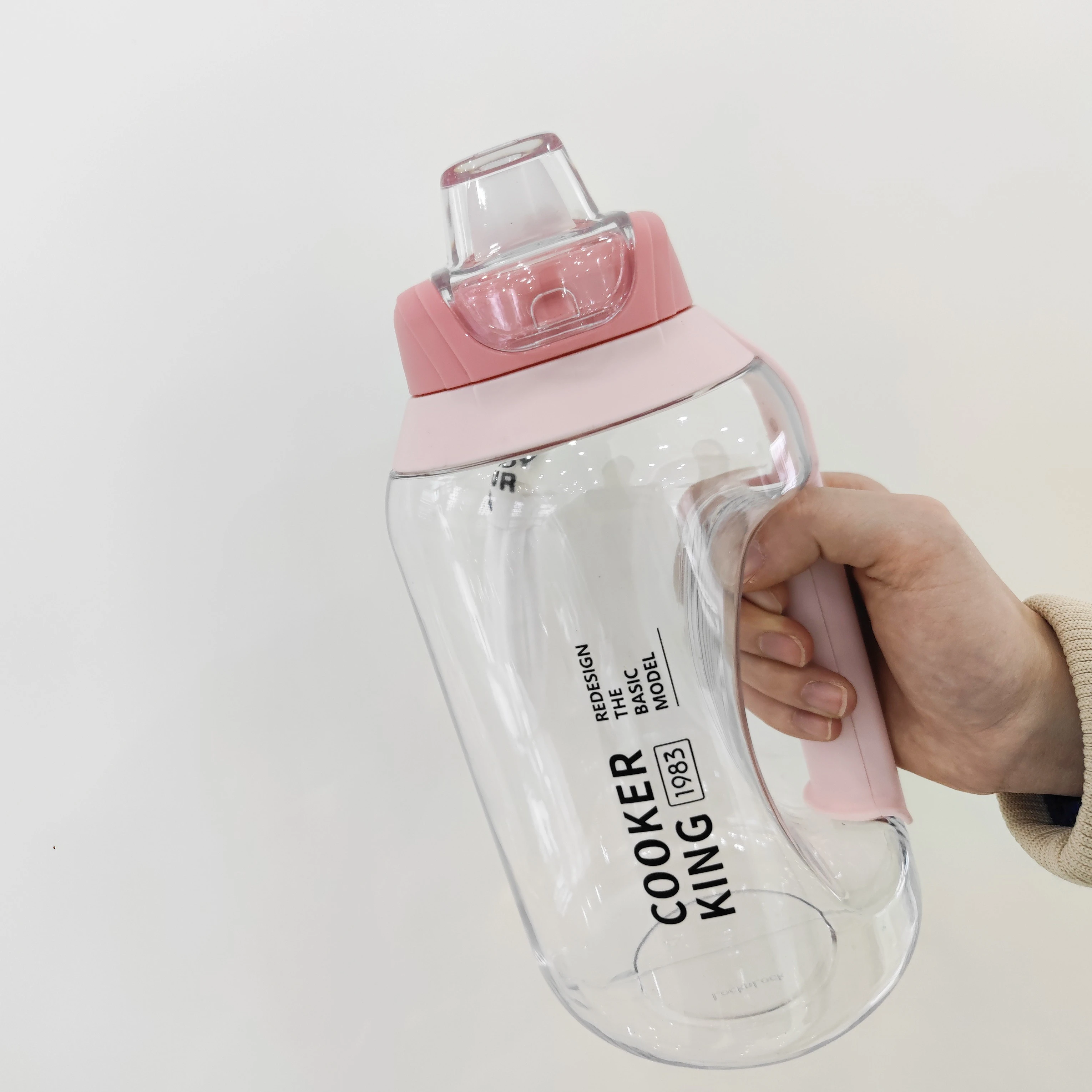 Новинка 2024 Бесплатная мотивация BPA водяной кувшин с таймером большая емкость пластиковая Спортивная бутылка для воды веревкой прозрачные бутылки тренажерного зала