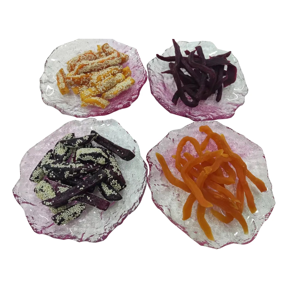 Китайские жевательные закуски маленький сладкий картофель с кожей вкусный высушенные чипсы для сладкого
