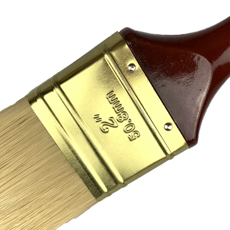 Yep Shanghai Factory Price Wooden Handle Polyester Paint Brush For Painting