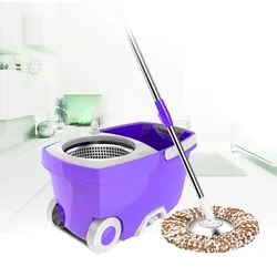 Household cleaning Products Double Drive Microfiber 360 Spin magic Mop And Bucket