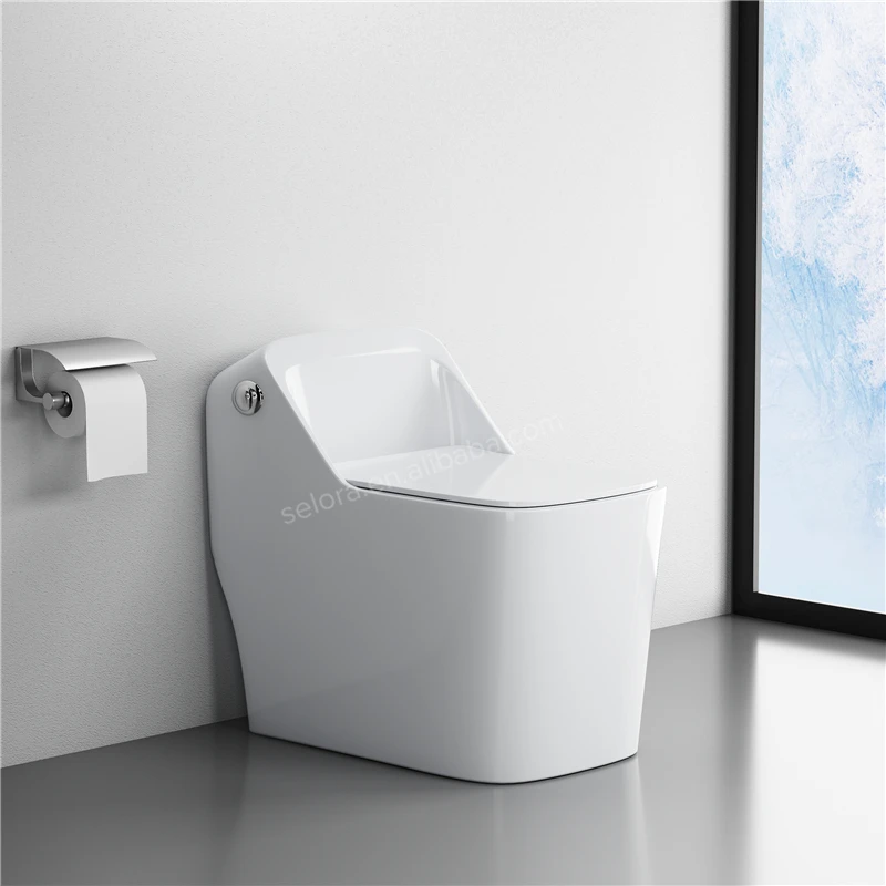 Modern Asian Chinese sanitary ware ceramic wc toilet commode s-trap one piece toilet bowl