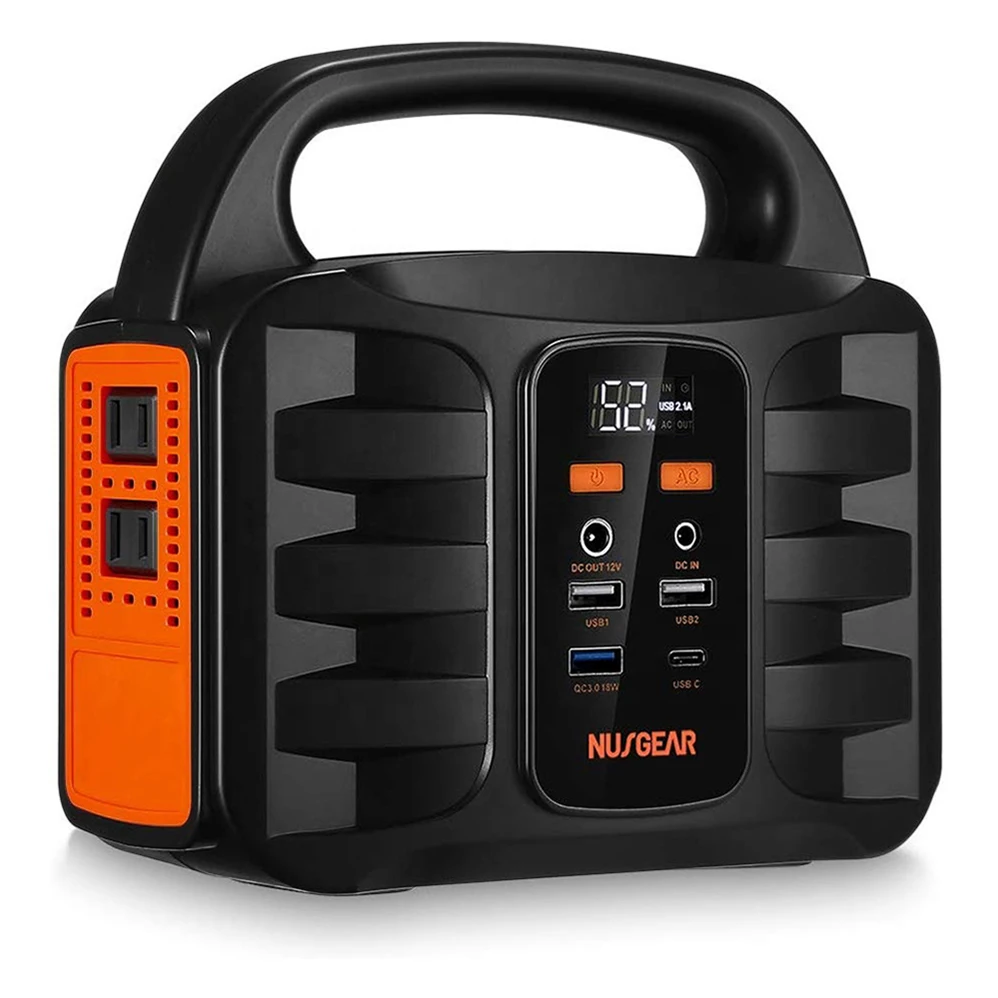Case Battery 12volt Station 150w 48000mah Bank 18650 Portable Power Supply 155wh For Camping