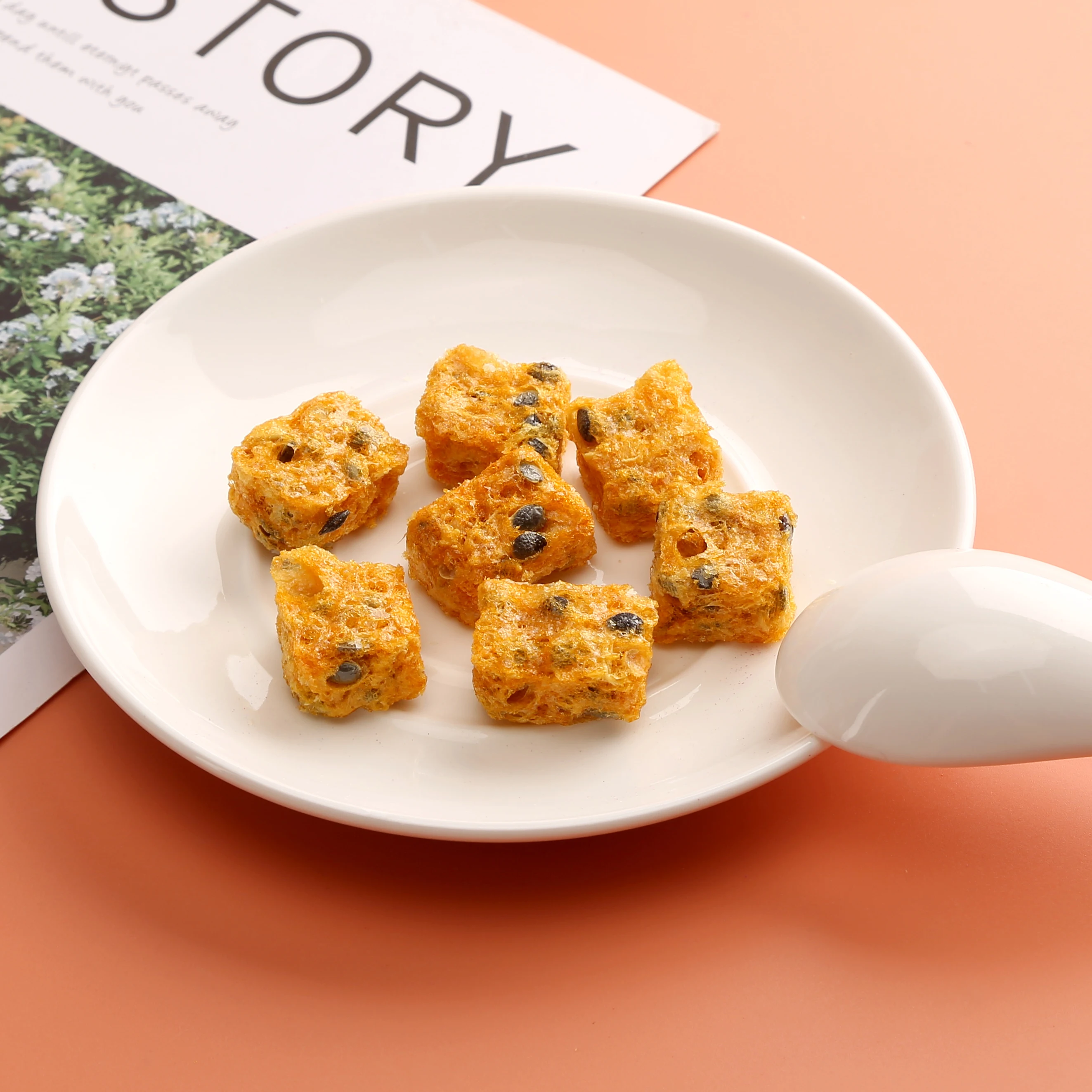 Гуойе сублимированный Сок маракуйи кубик gefriergetrocknte Passionsf лиофилизован фруктовый чайный блок замороженный сушеный маракуйя