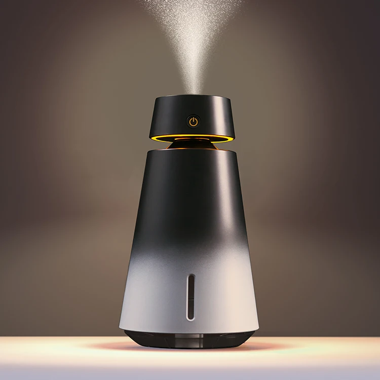 Wintek 2023 New Mini Evaporative Portable Usb Mini Car Aroma Diffuser Car Air Humidifier Aromatherapy with Led Light