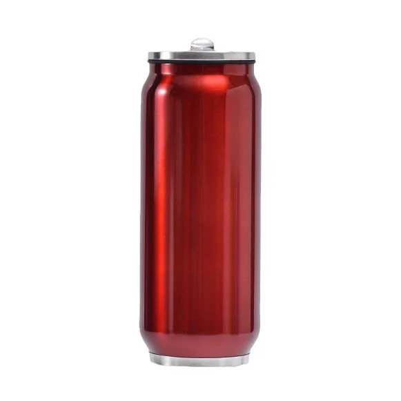 Creative stainless steel water bottle 500ml soda can insulation cup 304 vacuum insulation and cold insulation cup office