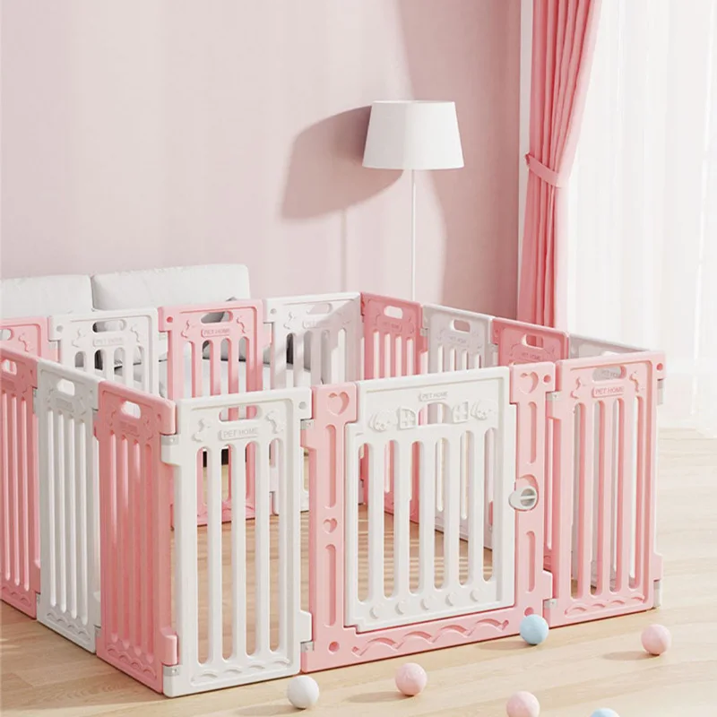 New designed pets playpen pet toilet bedroom 65cm animal enclosure fence dog and cat partition plastic playpen
