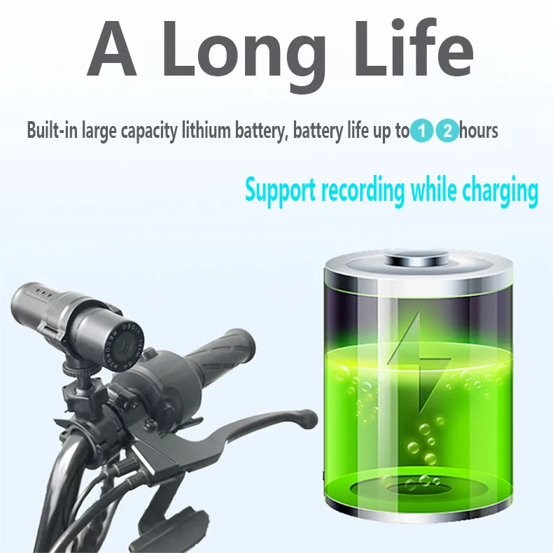 Waterproof Sport DV HD Camera  WIFI for Electric Scooter Motorcycle Bike Skiing Surfing Hiking Video Wide Angle Traffic Recorder