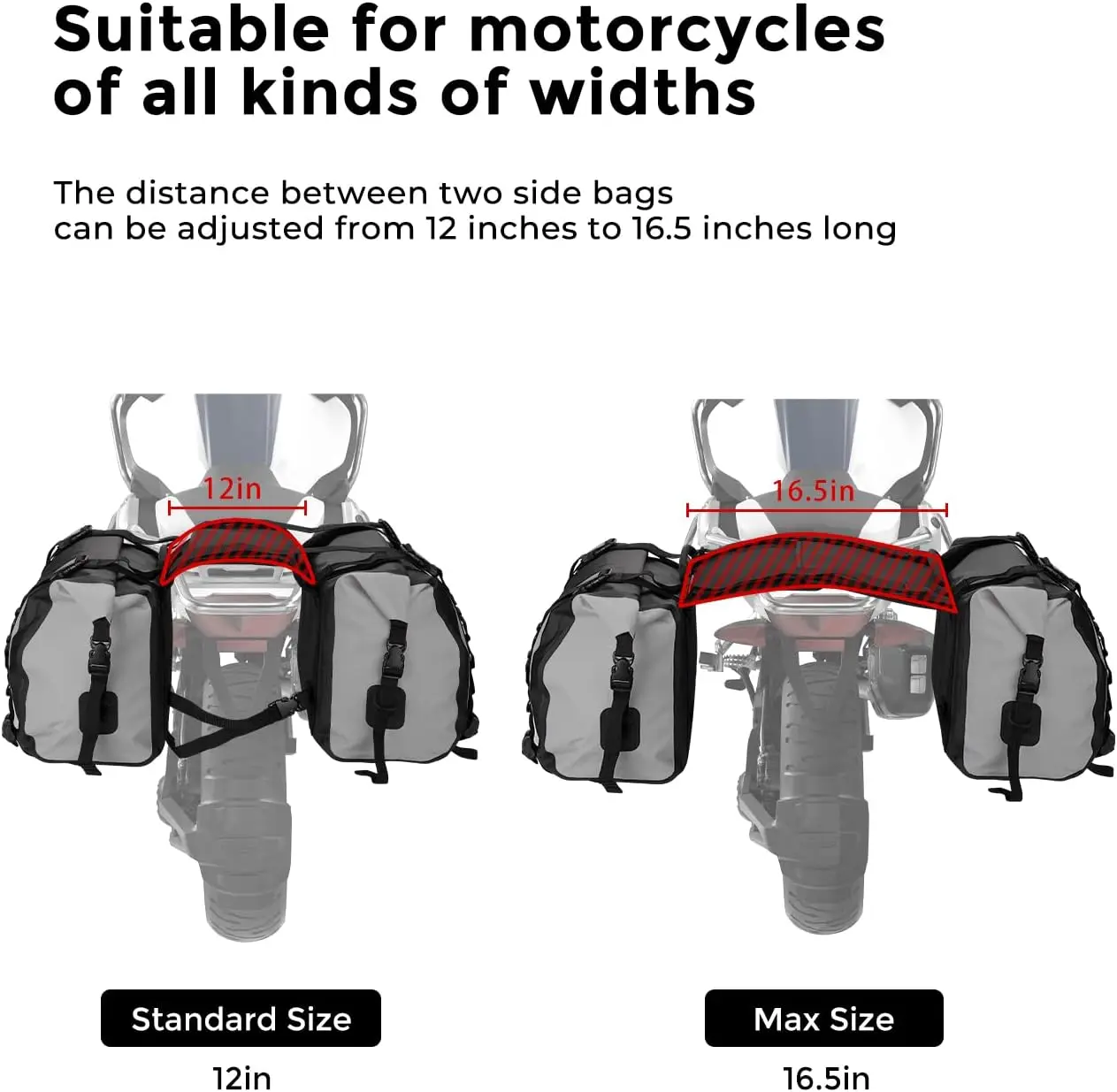 Waterproof Travel Side Pannier Rear Bag Motorcsike Saddle Duffel Tail Bag For Motorcycle Manufacturer Custom 30l High Quality