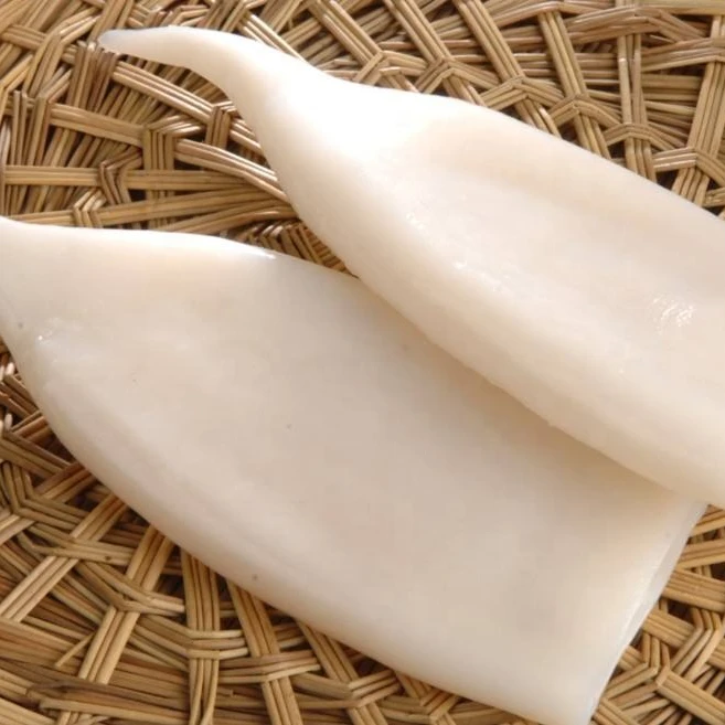 Squid Tube Squid U4 High Quality Eu Standard U3 U5 U10 Clean White Frozen Giant Squid Tube U5