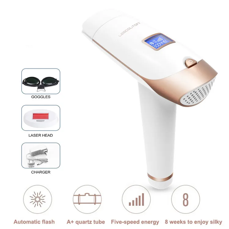 High Quality Lescolton Epilator Portable Hair Removal IPL Laser T009i With Replaceable