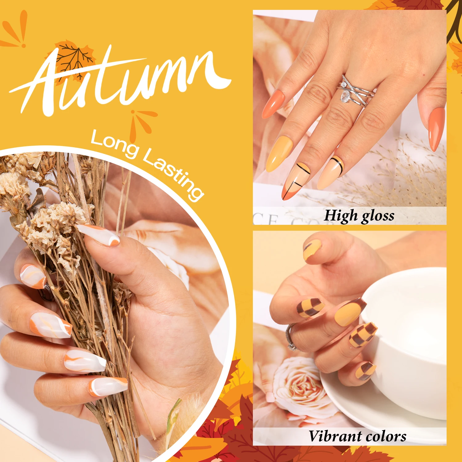 Vendeeni 12 Color Wholesale OEM Private Brand Fall Winter Gel Polish Collection Gel Set Nail Polish Custom Logo