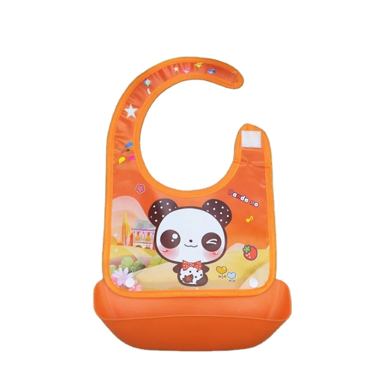 custom   baby bibs bandana cotton silica gel bib