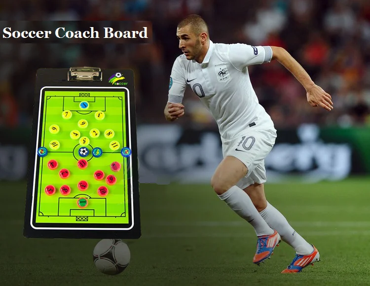 Football tactical board Soccer Basketball Training Coaches Clipboard Tactical Magnetic Coaching Board Kit with Marker Pen Eraser