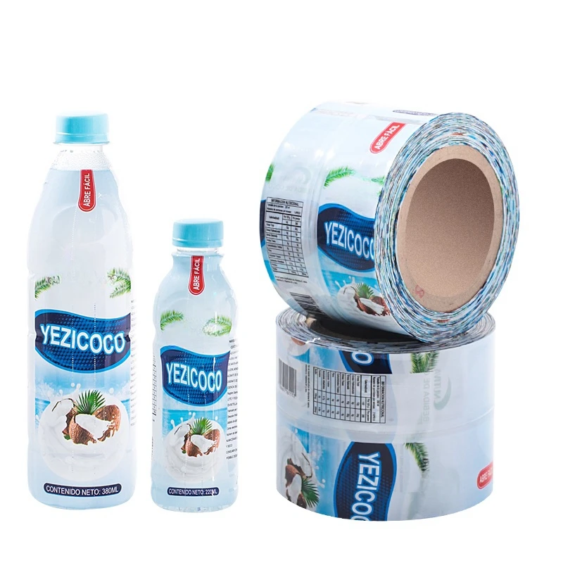 Wholesale Custom Heat Shrink Sleeve PVC Energy Drink Food Whey Label PVC/PET Bottle Sleeves