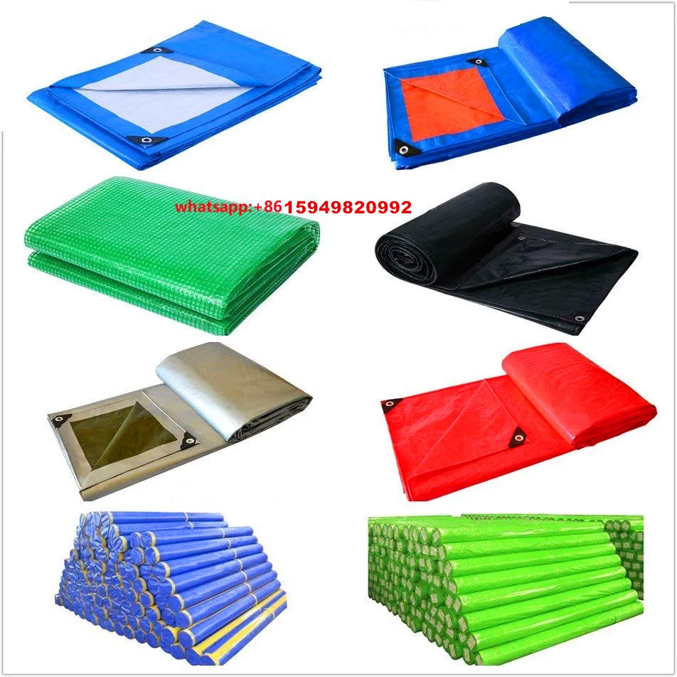 hot sell cheap price high quality black silver color rainproof waterproof PE Tarpaulin sheet