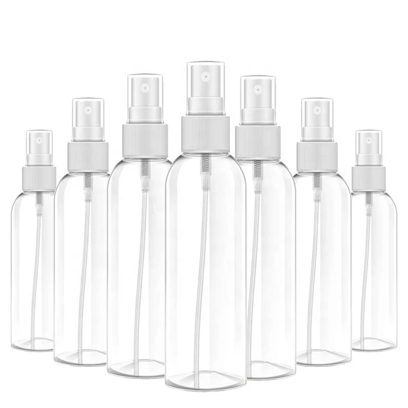 10ml 30 Ml 50ml 60ml 75ml 80ml 100ml 500ml Clear Pet Plastic Breath Freshener Perfume Alchhol Hand Sanitzser Pocket Spray Bottle