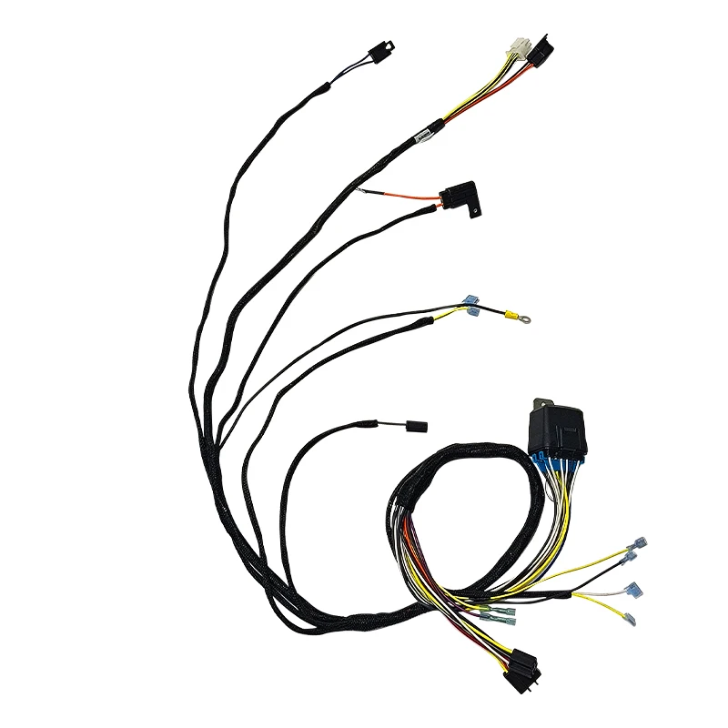 Wavelink Factory Manufacturing Custom Electrical Automotive Wiring Harness with Fuse Holder Auto Cable Assembly