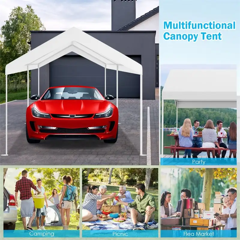 20x40 ft Heavy Duty Carport Car Canopy Garage Boat Shelter Party Tent Eco-Friendly
