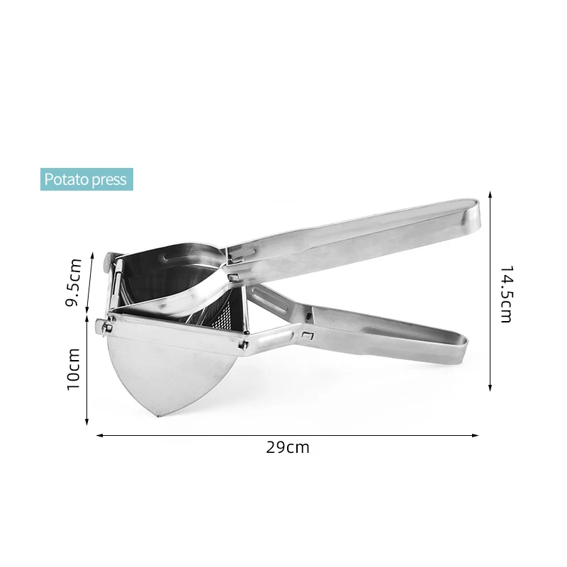 Multifunction Manual Stainless Steel Garlic Potato Ricer And Masher Cold Press Juicer Baby Food Processor