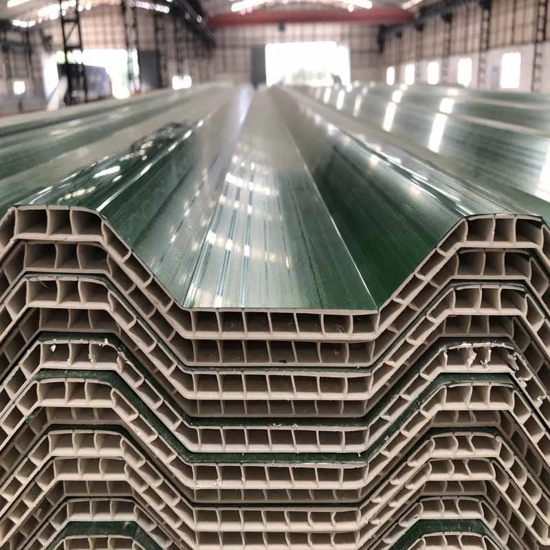 Twin wall hollow roof sheet building materials corrugated pvc waterproof plastic tiles