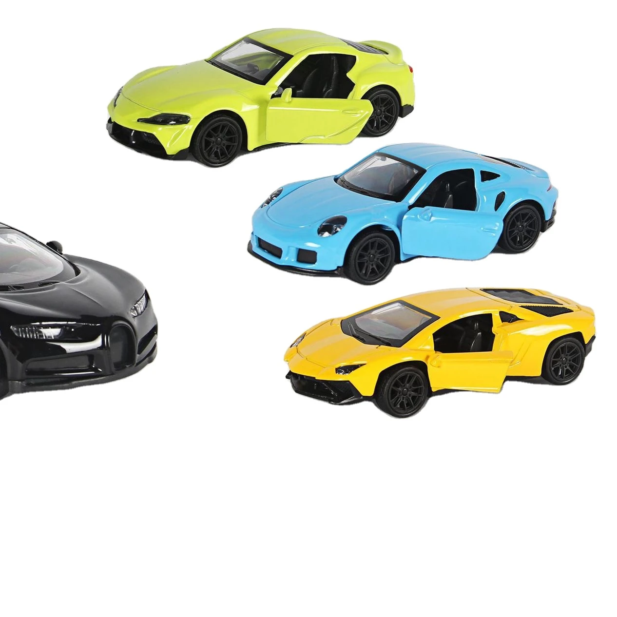 Wholesale Kids Custom 1:43 Toys Alloy Car Pull Back Diecast Toy Vehicles Metal Craft Mini Car for Chidre