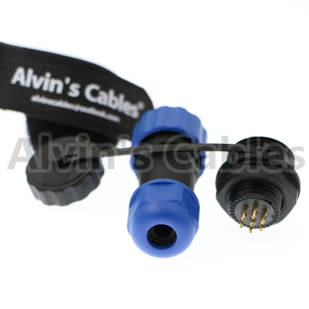 SD16 7 pin ip68 waterproof electric cable docking male plug female socket auto connector