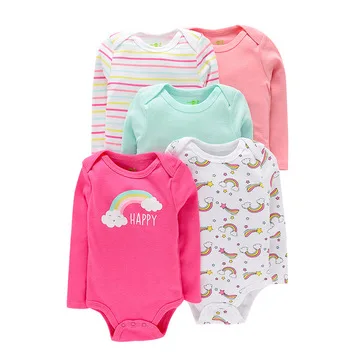 
Newborn Babies Comfortable Unisex Cotton Long Sleeve baby clothing set Romper baby bodysuit 