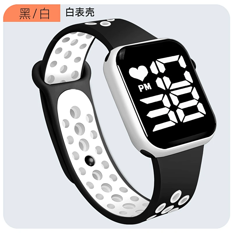 outdoor waterproof silicone smart bracelet watch