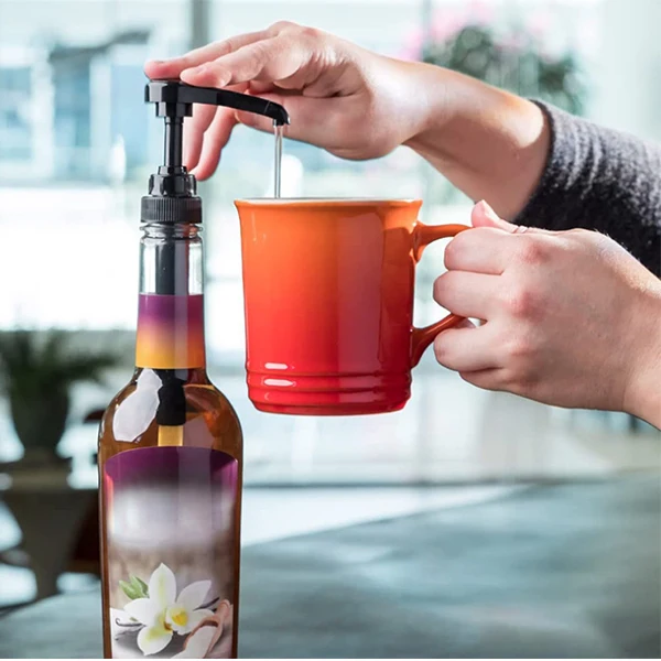 Manufacturer Wholesale Food Grade PP 8ml 10ml 30ml Syrup Dispenser For Coffee Bar Liquid Glucose Syrup Dispensing Machine