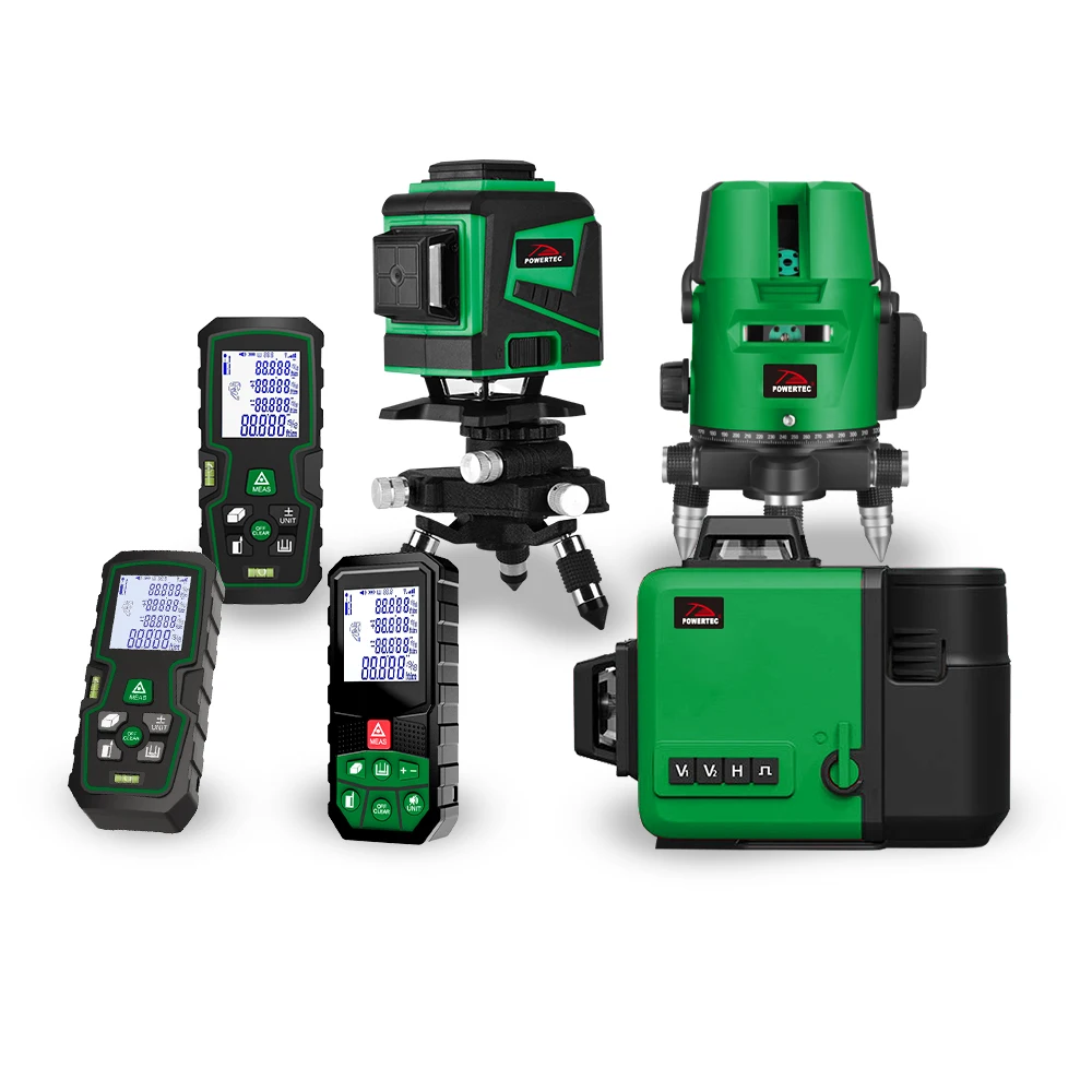 POWERTEC Customized 20V Cordless Brad Nailer Stapler Wood Framing Finish Siding Pin 20V Battery Nail Gun