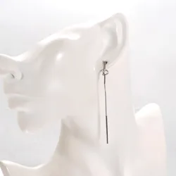 Wholesale High End Steel Earrings Waterproof Hypoallergenic 18k Gold Plated Tassel Women Earring Set Channel Jewelry