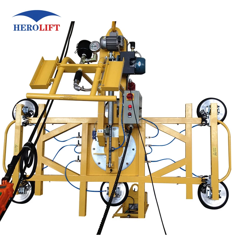 600kg electric glass vacuum lifter glass lifting equipment