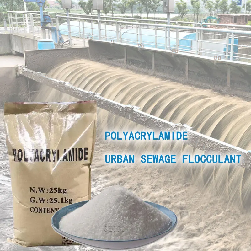 Henan SECCO Manufacturer for Polyacrylamide Cationic/Anionic Flocculant Polymer Used for Water treatment