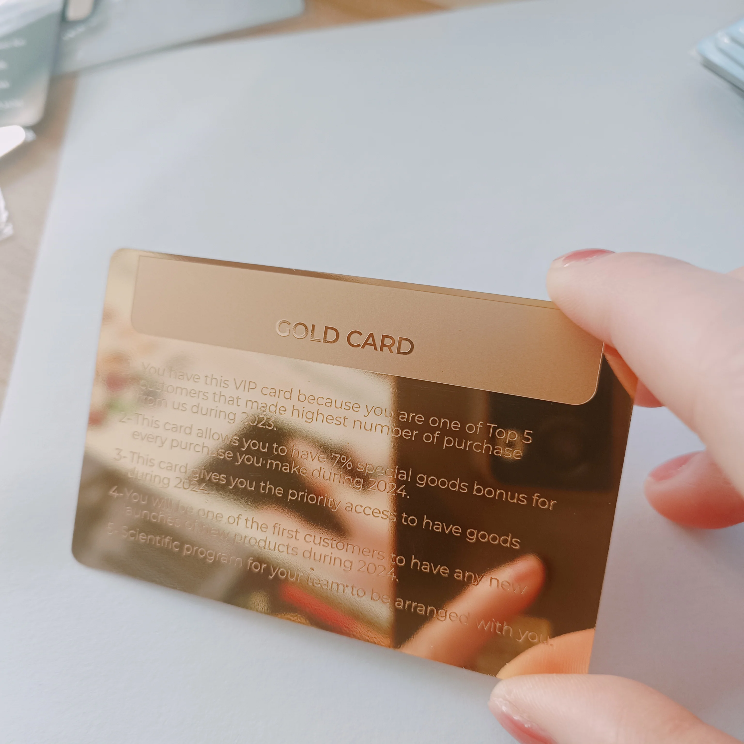 Factory Price RFID Blank Black Gold Rose Gold and Silver Metal Business Card Contactless NFC Card With QR Code