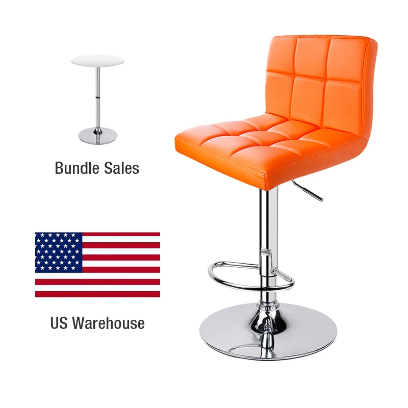 Modern Kitchen Furniture Island Stools Chair Restaurant Light Grey Bar High Swivel With Classic