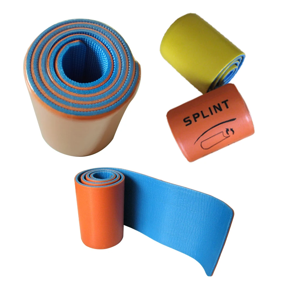 Flexible Traction Straight Medical Rigid Splint Aluminum and Foam Splint