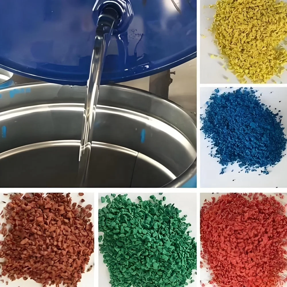 PU binder rubber liquid adhesive polyurethane glue with factory wholesale price for EPDM granules