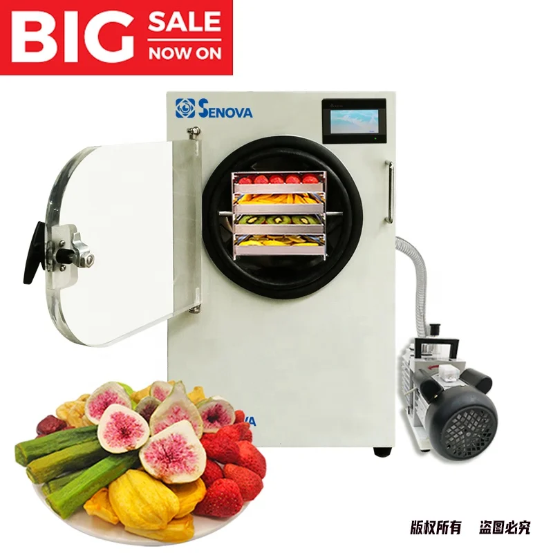 Electricalal Heating Pilot Domestic Vacuum Drying Dehydrator Freeze Dryer Machine